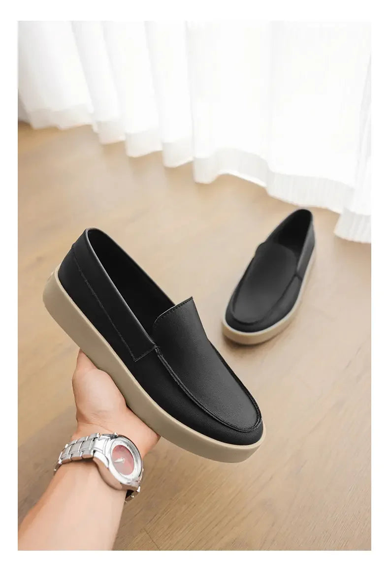 Men Casual Leather Oxford Shoes