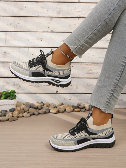 Women’s Summer Casual Two-Tone Sneakers 2026