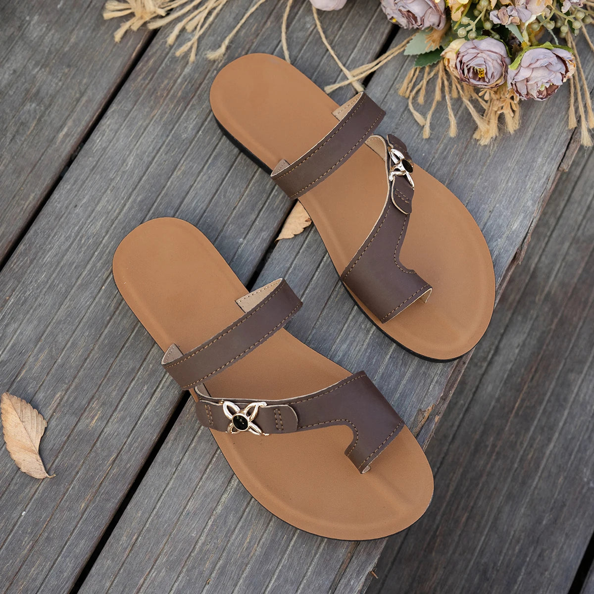 Women’s Comfortable Slip-On Indoor Outdoor Sandals