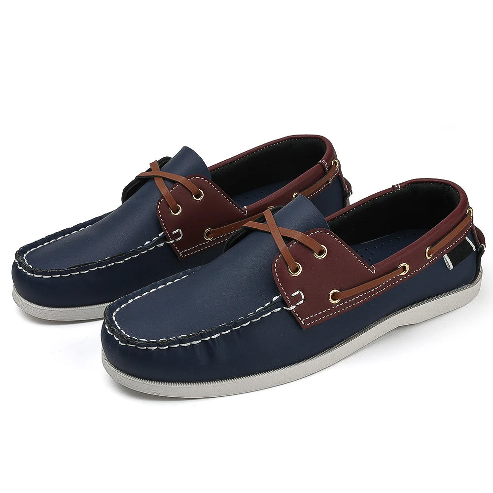 Men’s Slip-On Apron Toe Loafer Shoes