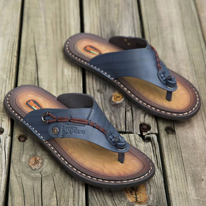 Men Handmade Leather Outdoor Sandals