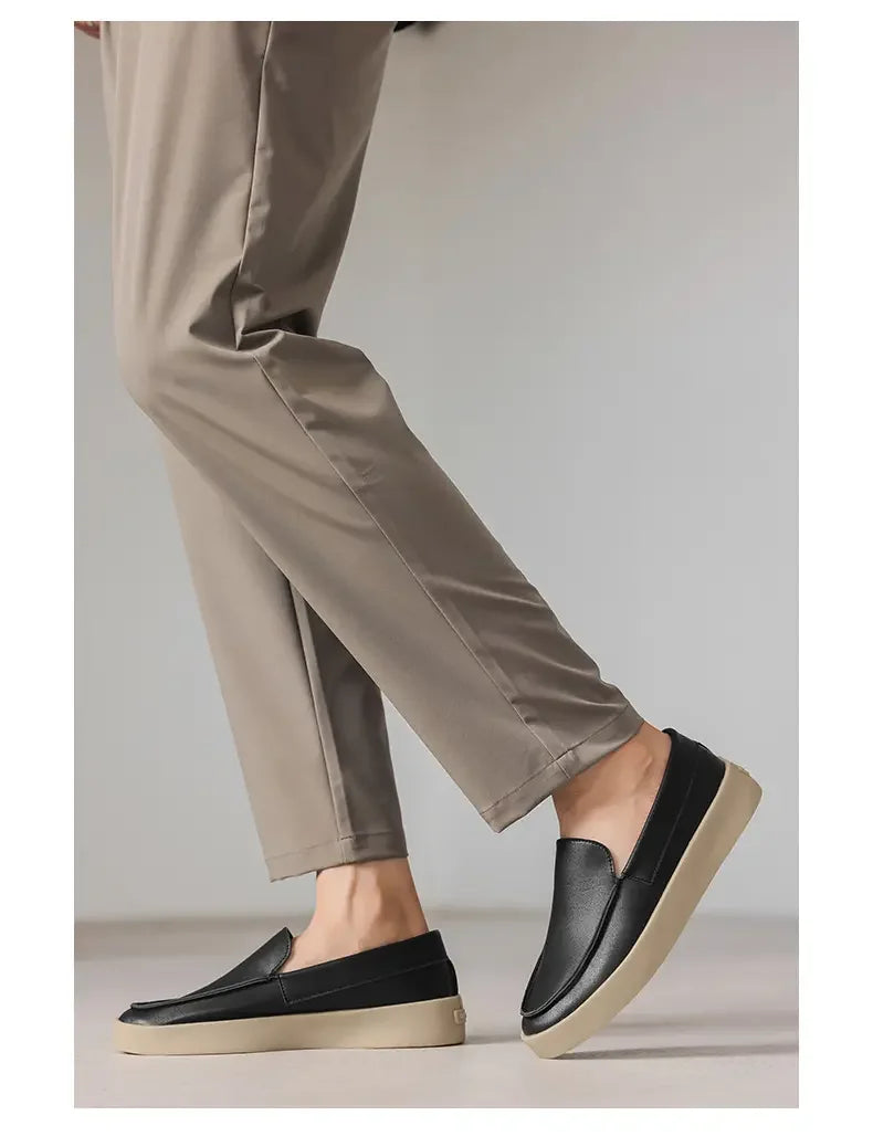 Men Casual Leather Oxford Shoes