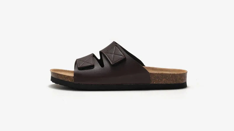 Men’s Cork Footbed Adjustable Strap Sandals