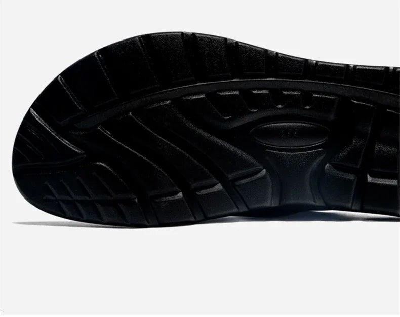 Men’s Leather Roman Open-Toe Summer Sandals