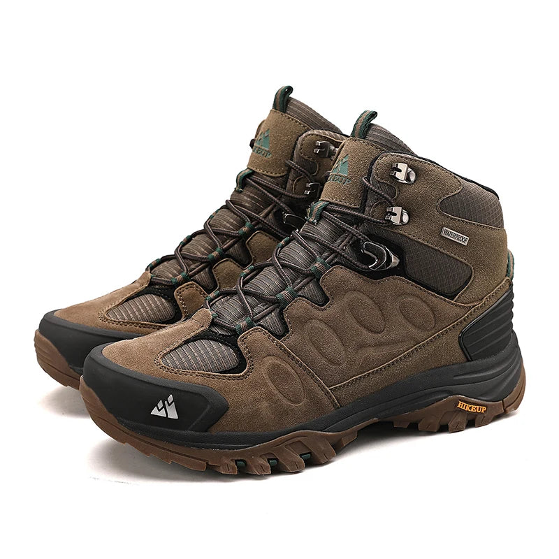 High-Top Men Suede Hiking Boots