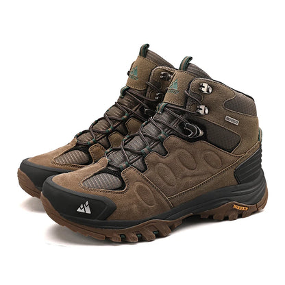 High-Top Men Suede Hiking Boots
