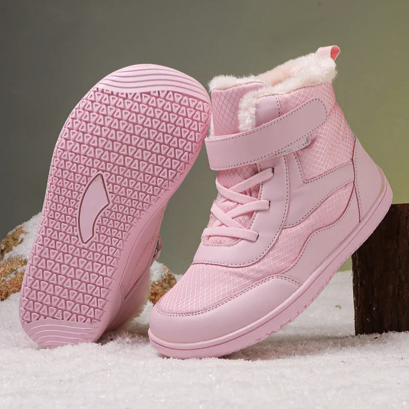 Kids Waterproof Fur-Lined Winter Boots