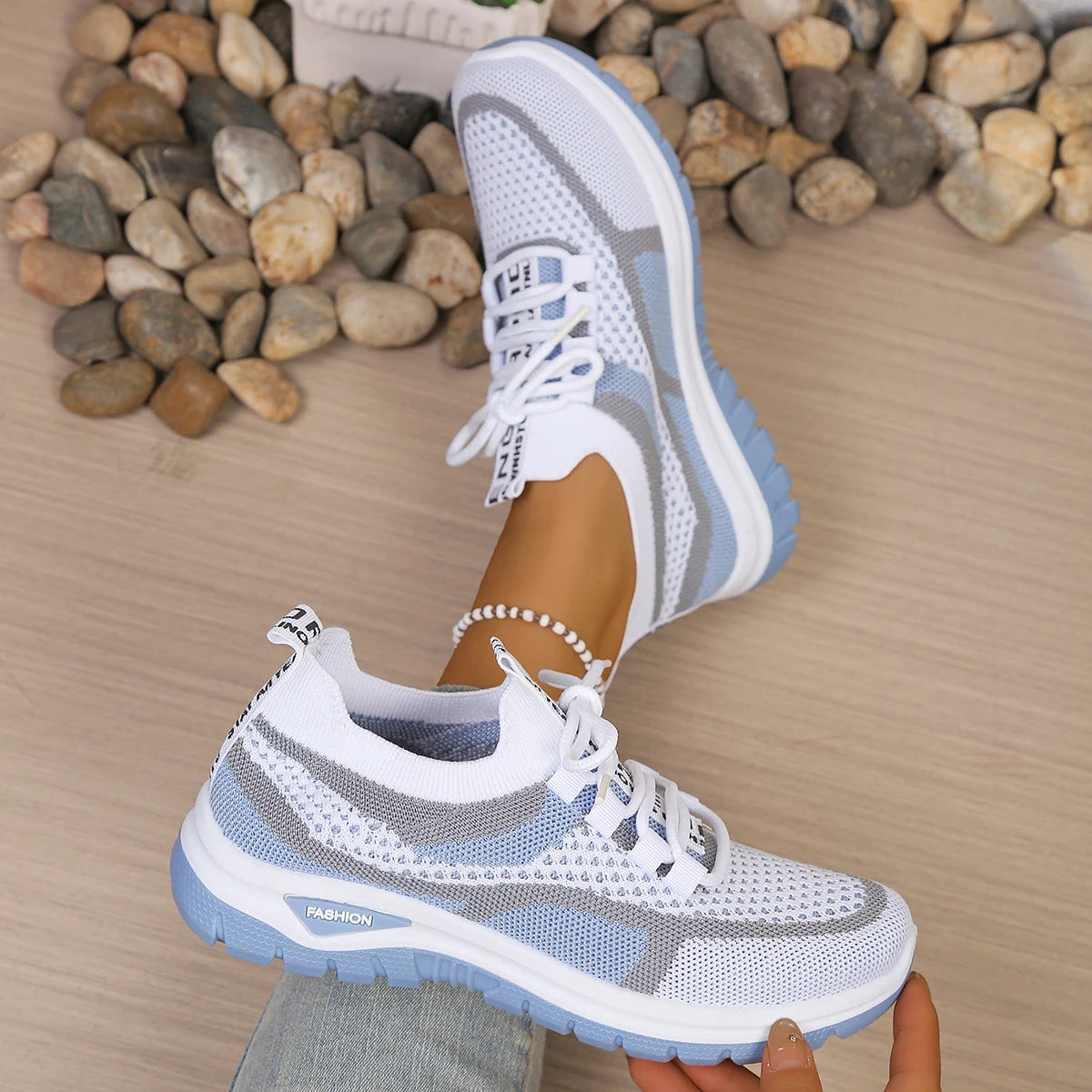 Women’s Summer Casual Two-Tone Sneakers 2026