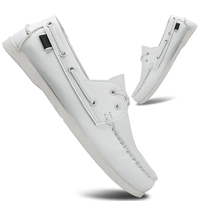 Men’s Slip-On Apron Toe Loafer Shoes