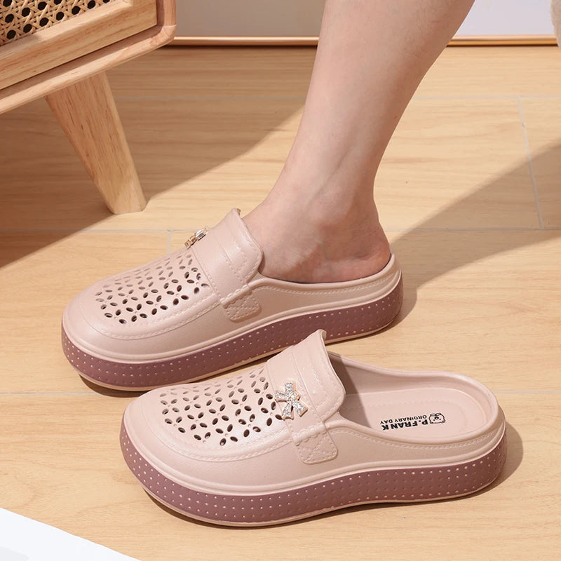 Unisex EVA Closed-Toe Flat Slippers