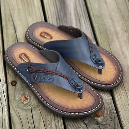 Men Handmade Leather Outdoor Sandals