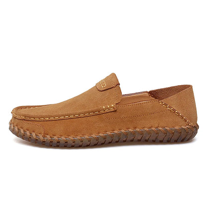 Men’s Large Size Leather Casual Loafers