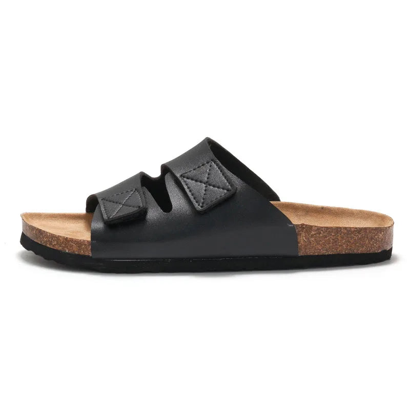 Men’s Cork Footbed Adjustable Strap Sandals