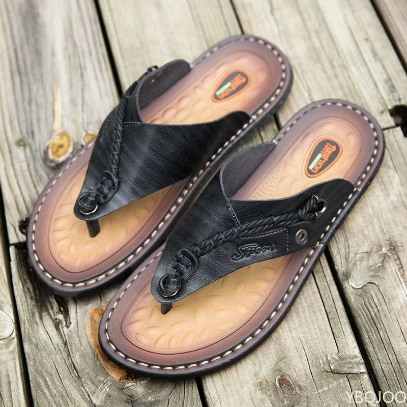 Men Handmade Leather Outdoor Sandals