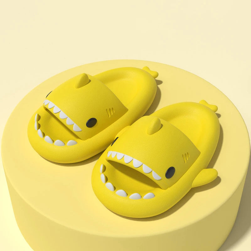 Kids Shark Cartoon Slip-On Sandals