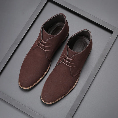 Men’s Suede Leather Chelsea Chukka Ankle Boots