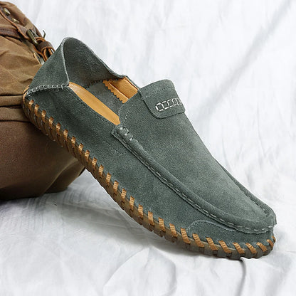 Men’s Large Size Leather Casual Loafers