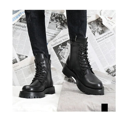 Men’s Leather Winter Ankle Boots Non-Slip