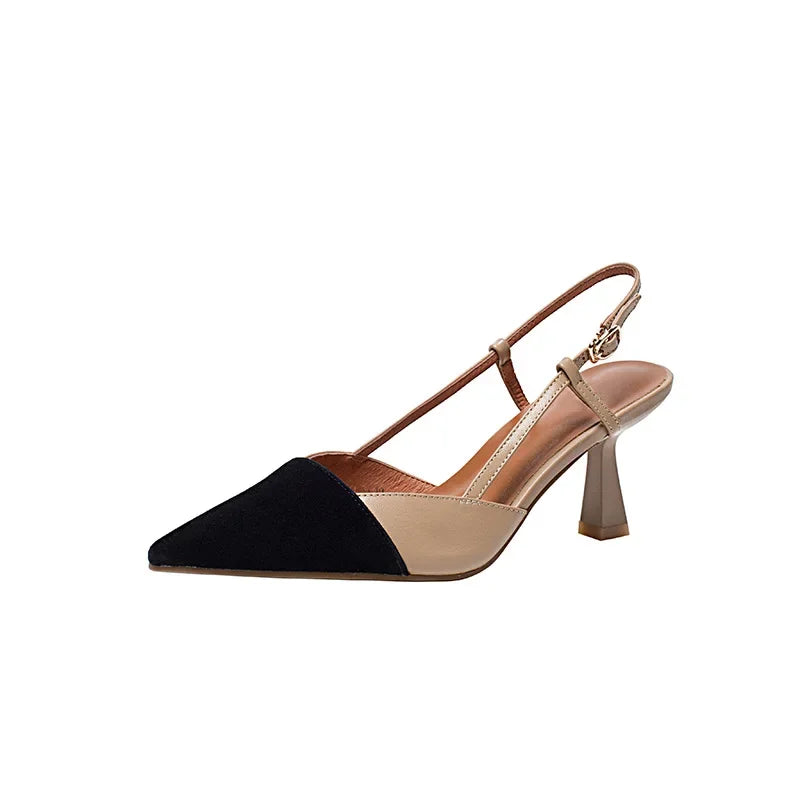 Women’s Summer Pointed Buckle Stiletto Sandals