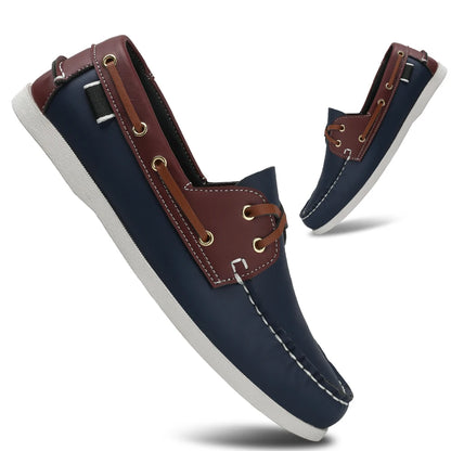 Men’s Slip-On Apron Toe Loafer Shoes