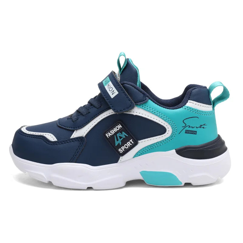 Kids Autumn Winter Leather Sports Shoes