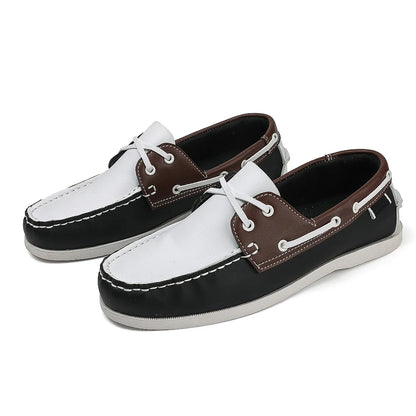 Men’s Slip-On Apron Toe Loafer Shoes