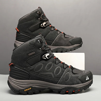 High-Top Men Suede Hiking Boots