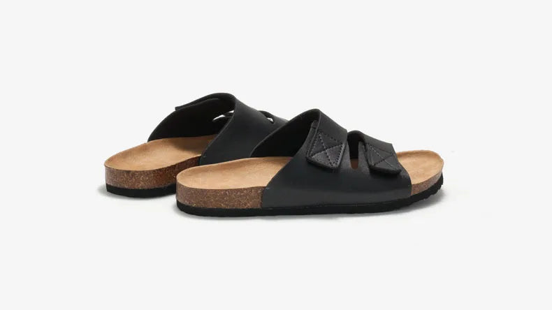 Men’s Cork Footbed Adjustable Strap Sandals