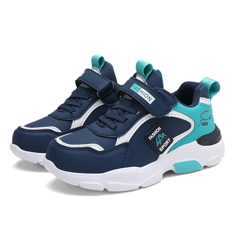 Kids Autumn Winter Leather Sports Shoes