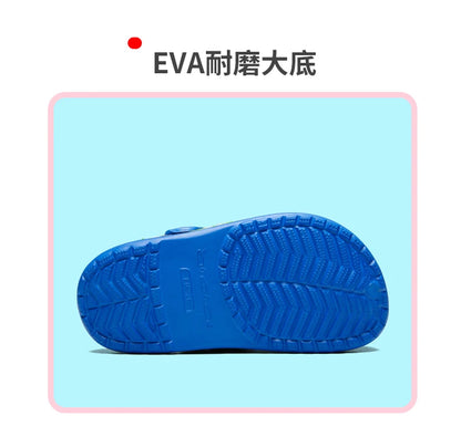 Baby Boys Cartoon Excavator Clogs