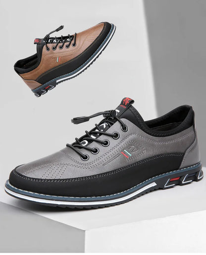 Men Leather Oxford Dress Shoes