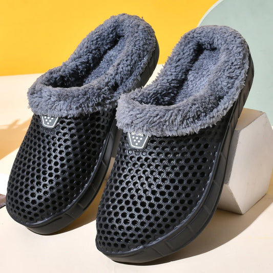 Unisex Winter Cotton Velvet Slippers