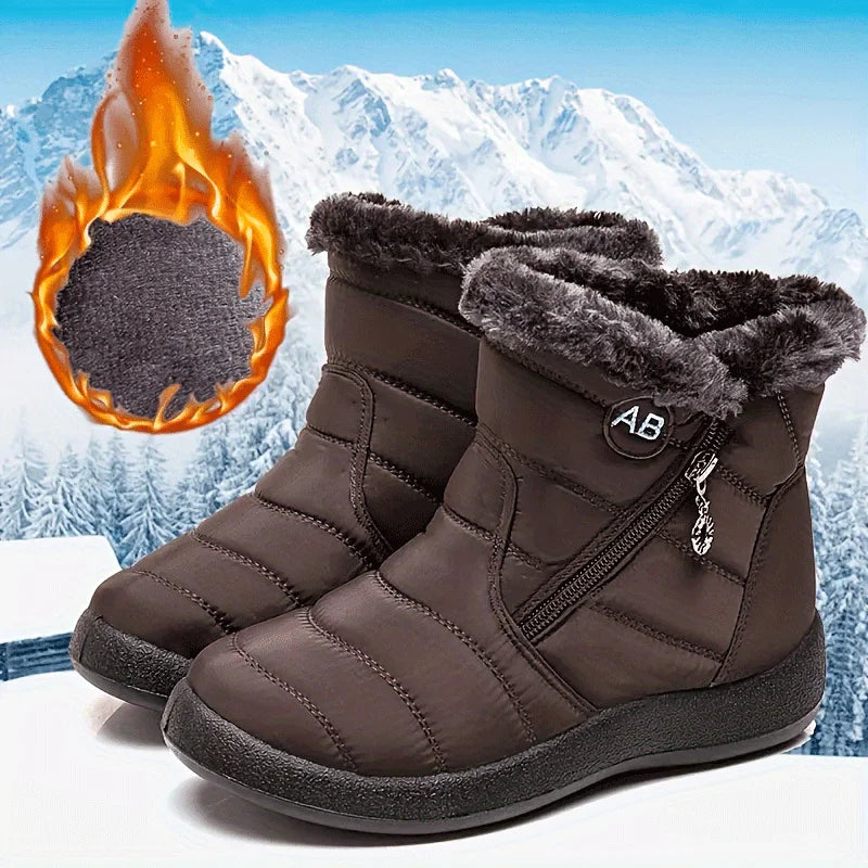 Women’s Waterproof Winter Snow Ankle Boots