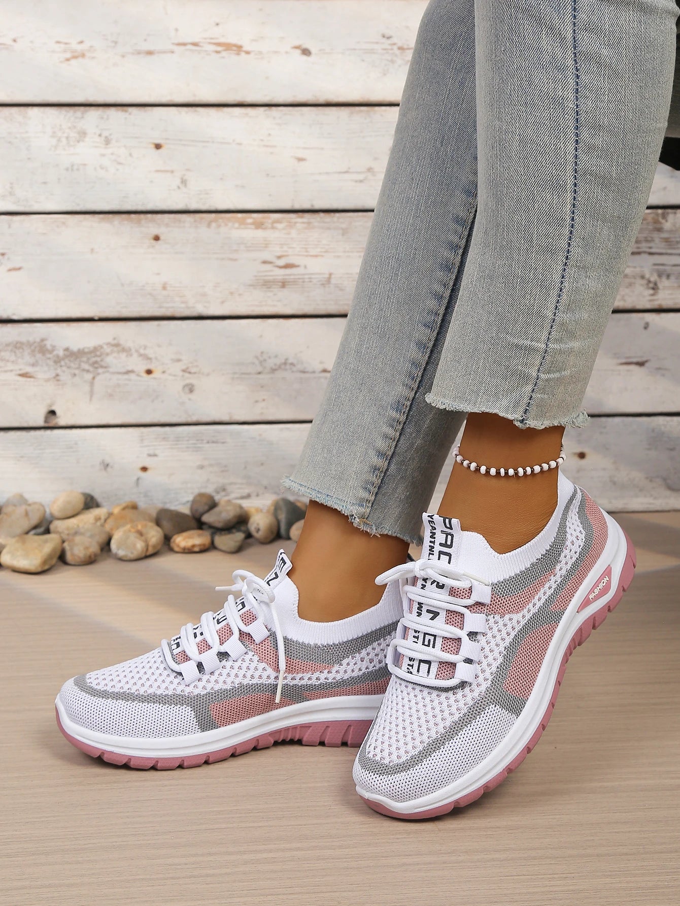Women’s Summer Casual Two-Tone Sneakers 2026