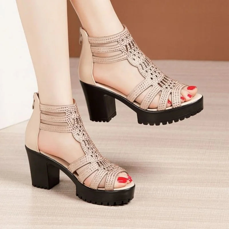Women’s Open Toe Casual Low Heel Sandals
