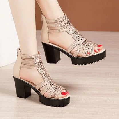 Women’s Open Toe Casual Low Heel Sandals