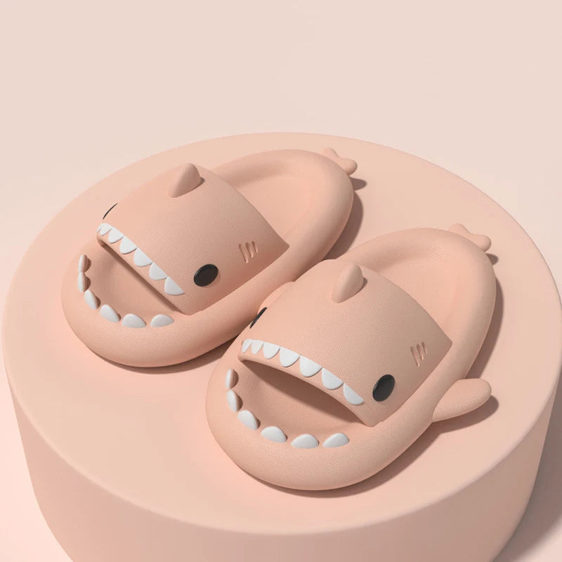 Kids Shark Cartoon Slip-On Sandals