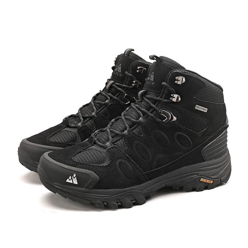High-Top Men Suede Hiking Boots