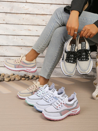 Women’s Summer Casual Two-Tone Sneakers 2026