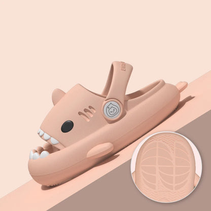 Kids Shark Cartoon Slip-On Sandals