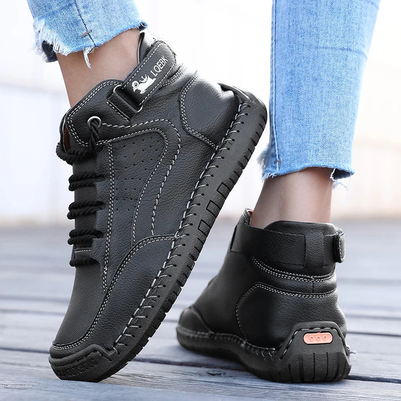 Women’s Handmade Leather Casual Spring Autumn Shoes