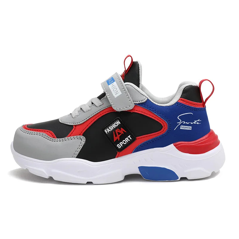 Kids Autumn Winter Leather Sports Shoes