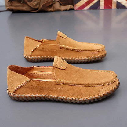 Men’s Large Size Leather Casual Loafers