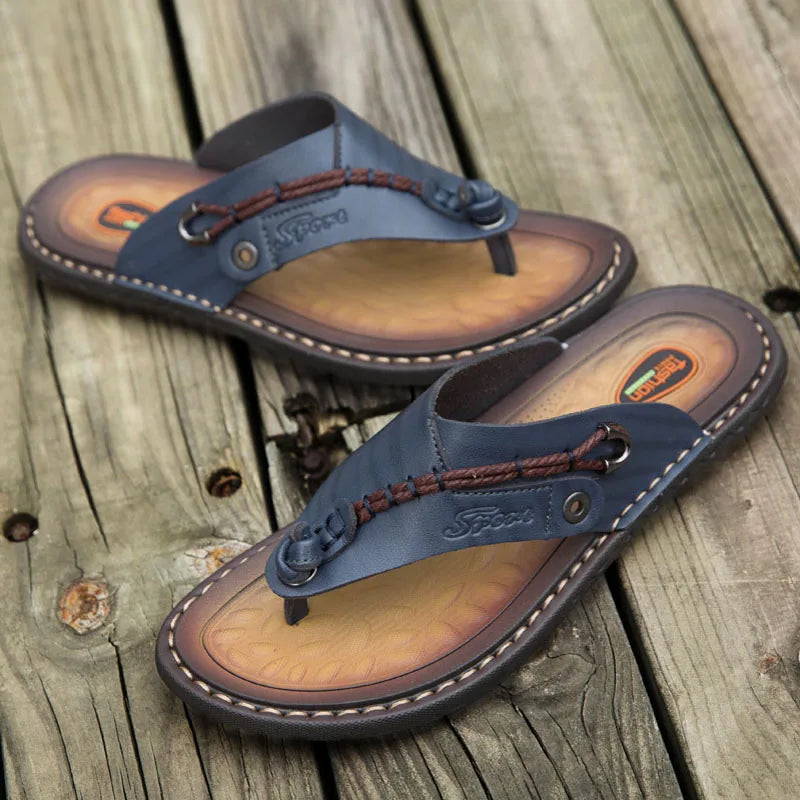 Men Handmade Leather Outdoor Sandals