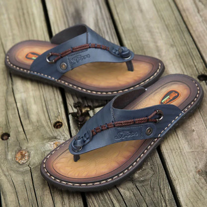 Men Handmade Leather Outdoor Sandals