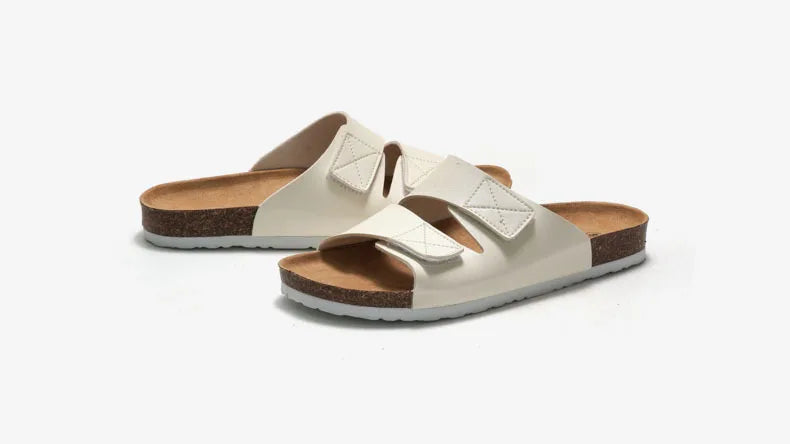 Men’s Cork Footbed Adjustable Strap Sandals