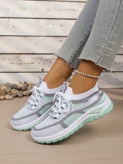 Women’s Summer Casual Two-Tone Sneakers 2026