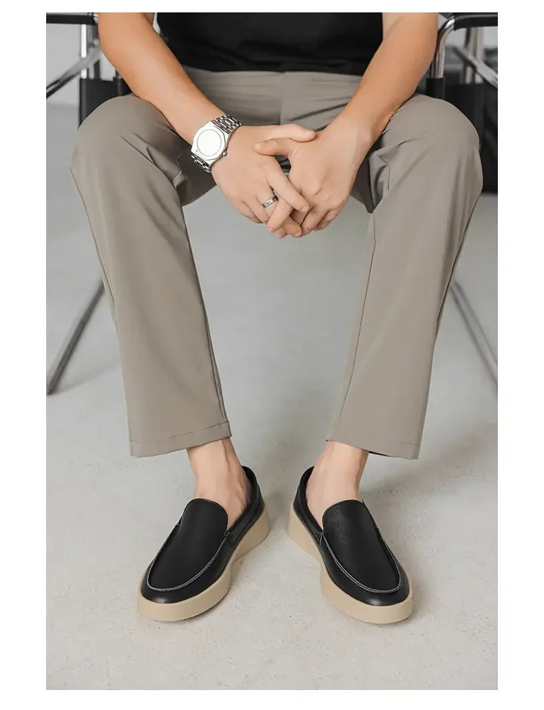 Men Casual Leather Oxford Shoes