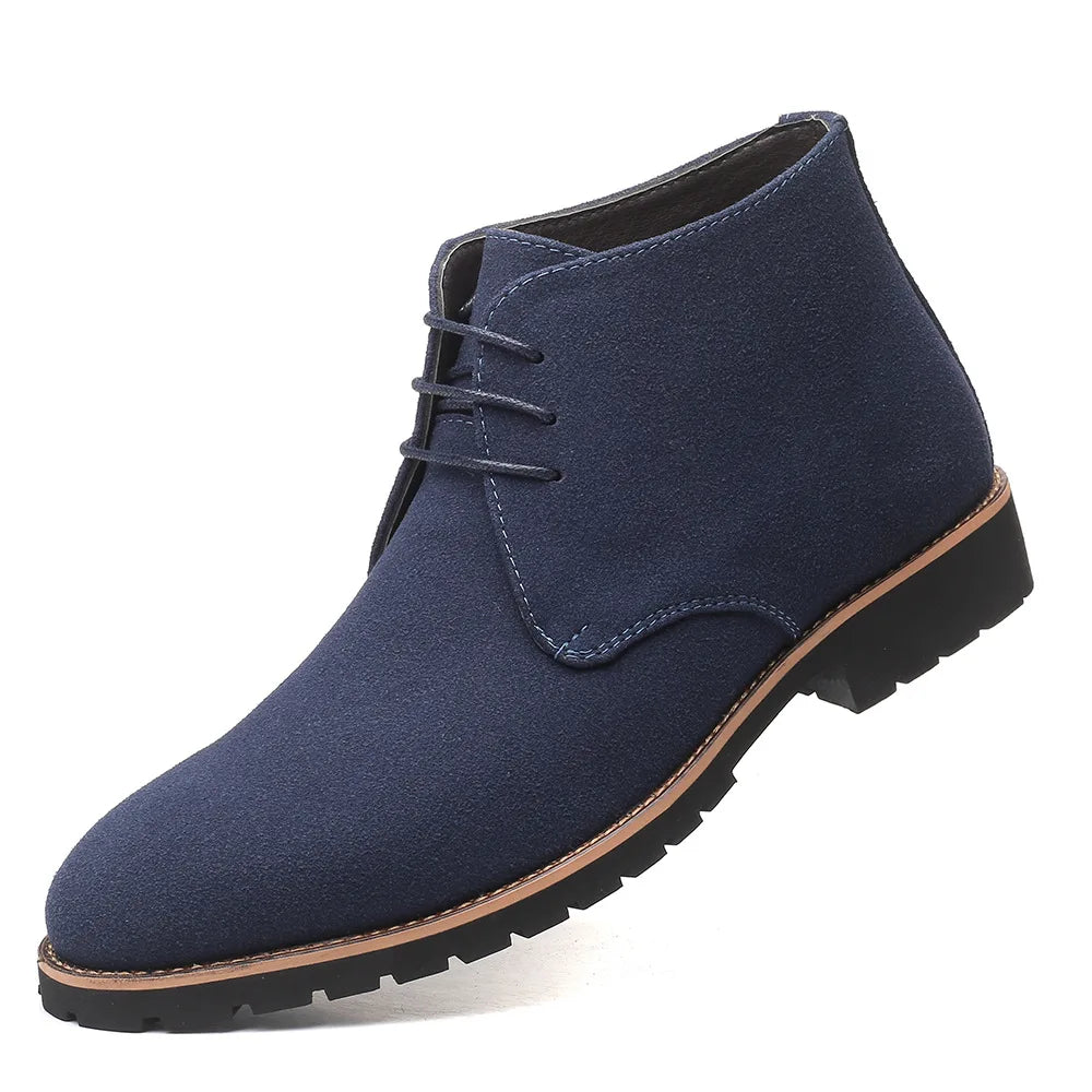 Men’s Suede Leather Chelsea Chukka Ankle Boots