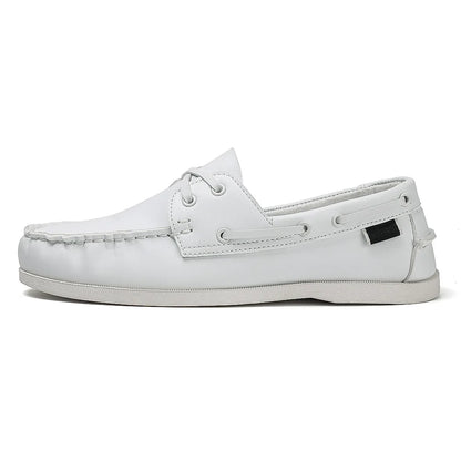 Men’s Slip-On Apron Toe Loafer Shoes